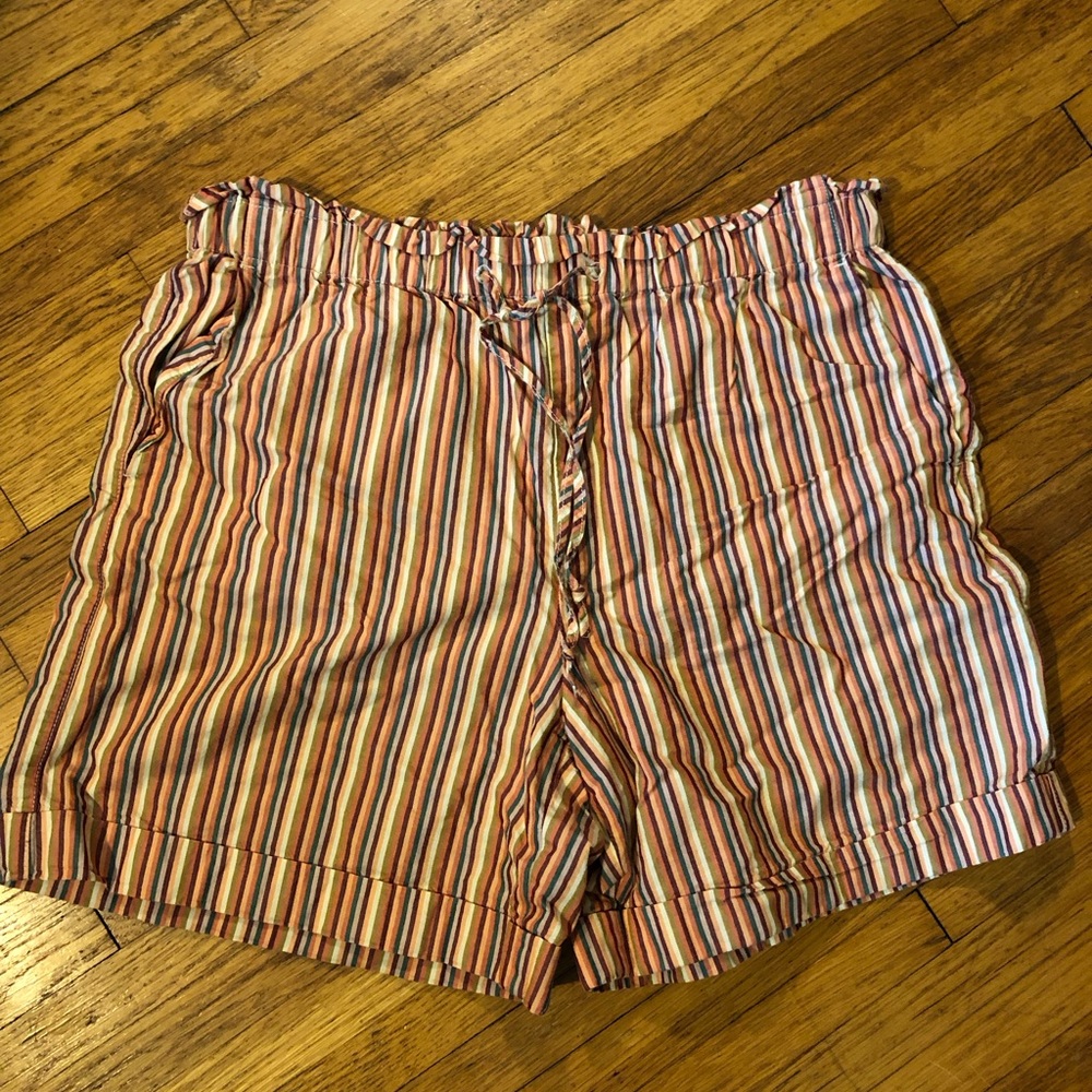 Madewell striped short. Size L.